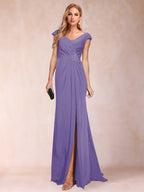 Paula Rose Lilac back view mother of the bride dress