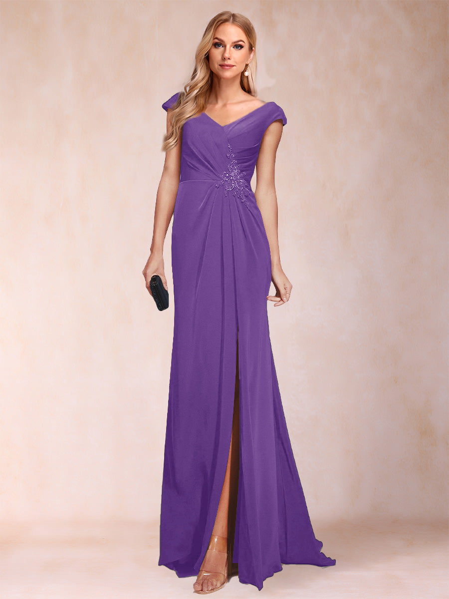 Paula Rose Regency front view mother of the bride dress