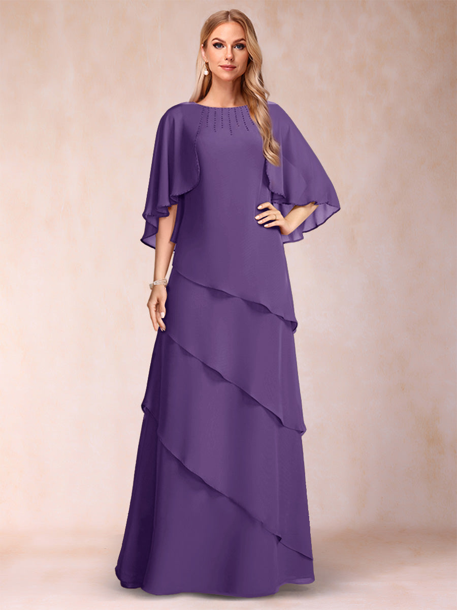 Dora June Regency front view mother of the bride dress