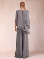 Florence Rose Wisteria back view mother of the bride dress