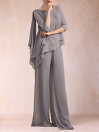 Florence Rose Wisteria side view mother of the bride dress