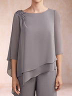 Florence Rose Wisteria fabric detail mother of the bride dress