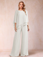 Florence Rose Ivory front view mother of the bride dress