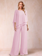 Florence Rose Rose Pink front view mother of the bride dress