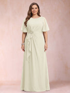 Helena Mae Ivory front view mother of the bride dress