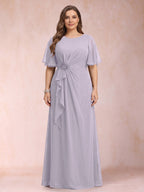 Helena Mae Lilac front view mother of the bride dress