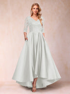 Gabriella June Ivory front view mother of the bride dress