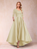 Gabriella June Champagne back view mother of the bride dress