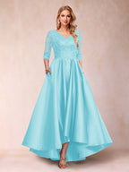 Gabriella June Sky Blue back view mother of the bride dress