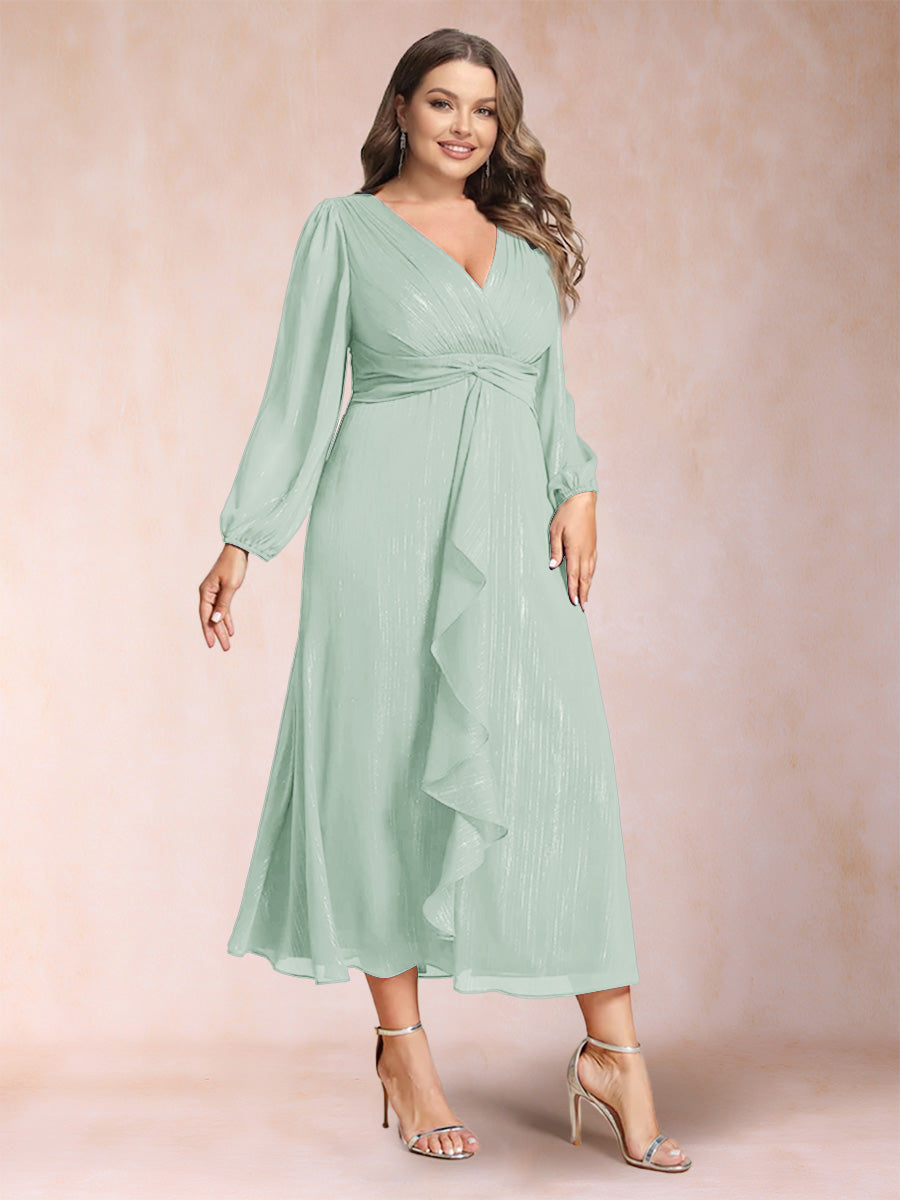 Odette Vale Pool Blue front view wedding guest dress
