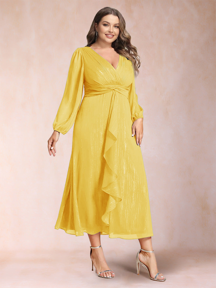 Odette Vale Gold front view wedding guest dress
