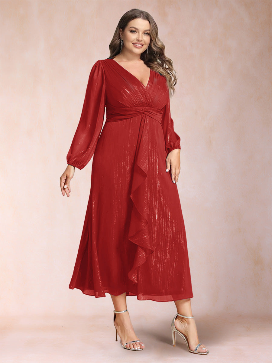 Odette Vale Red front view wedding guest dress