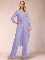 Alessandra Elise Lilac back view mother of the bride dress