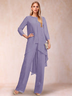 Alessandra Elise Wisteria back view mother of the bride dress