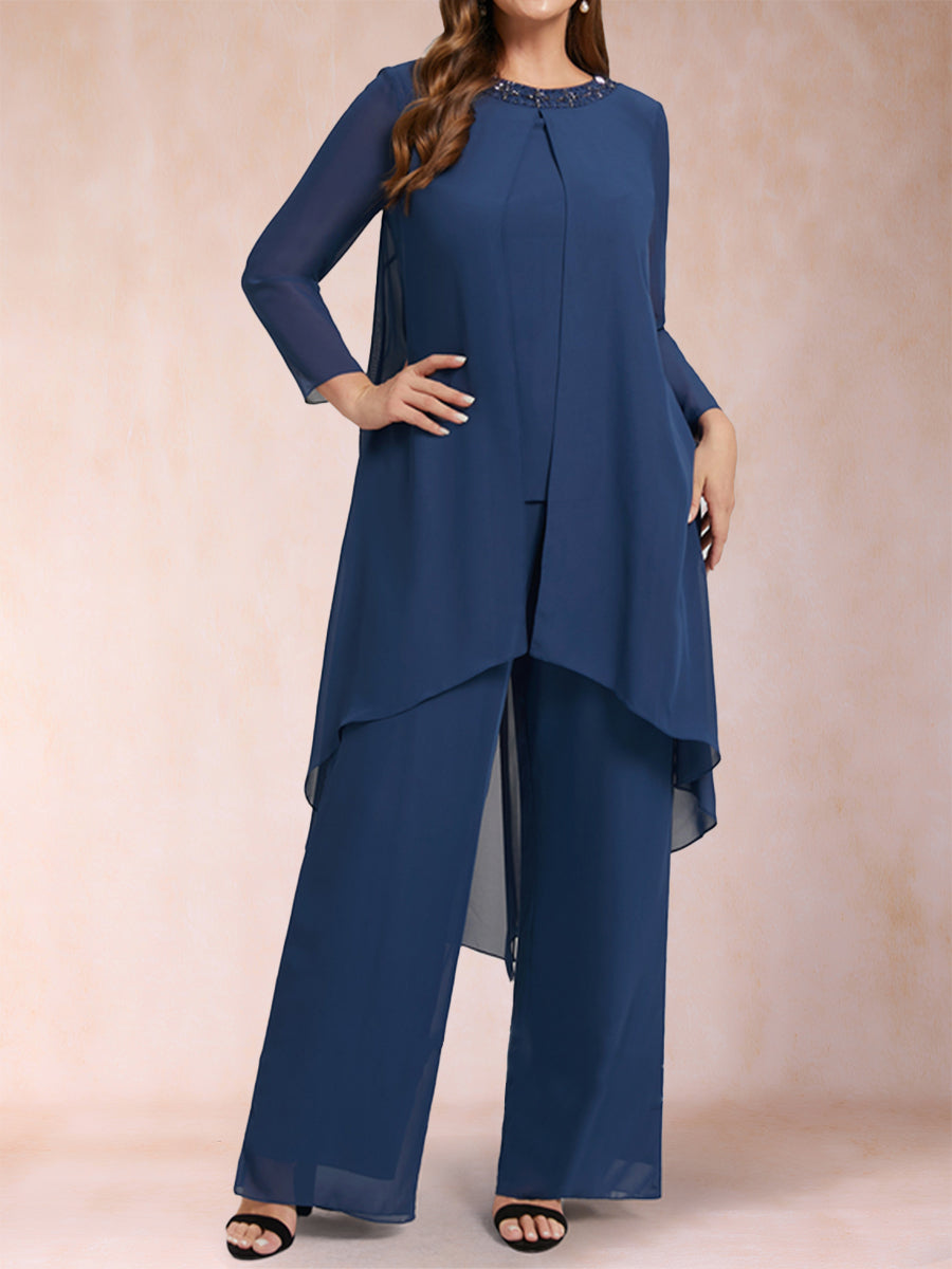 Maya Grace Navy Blue bodice detail mother of the bride dress