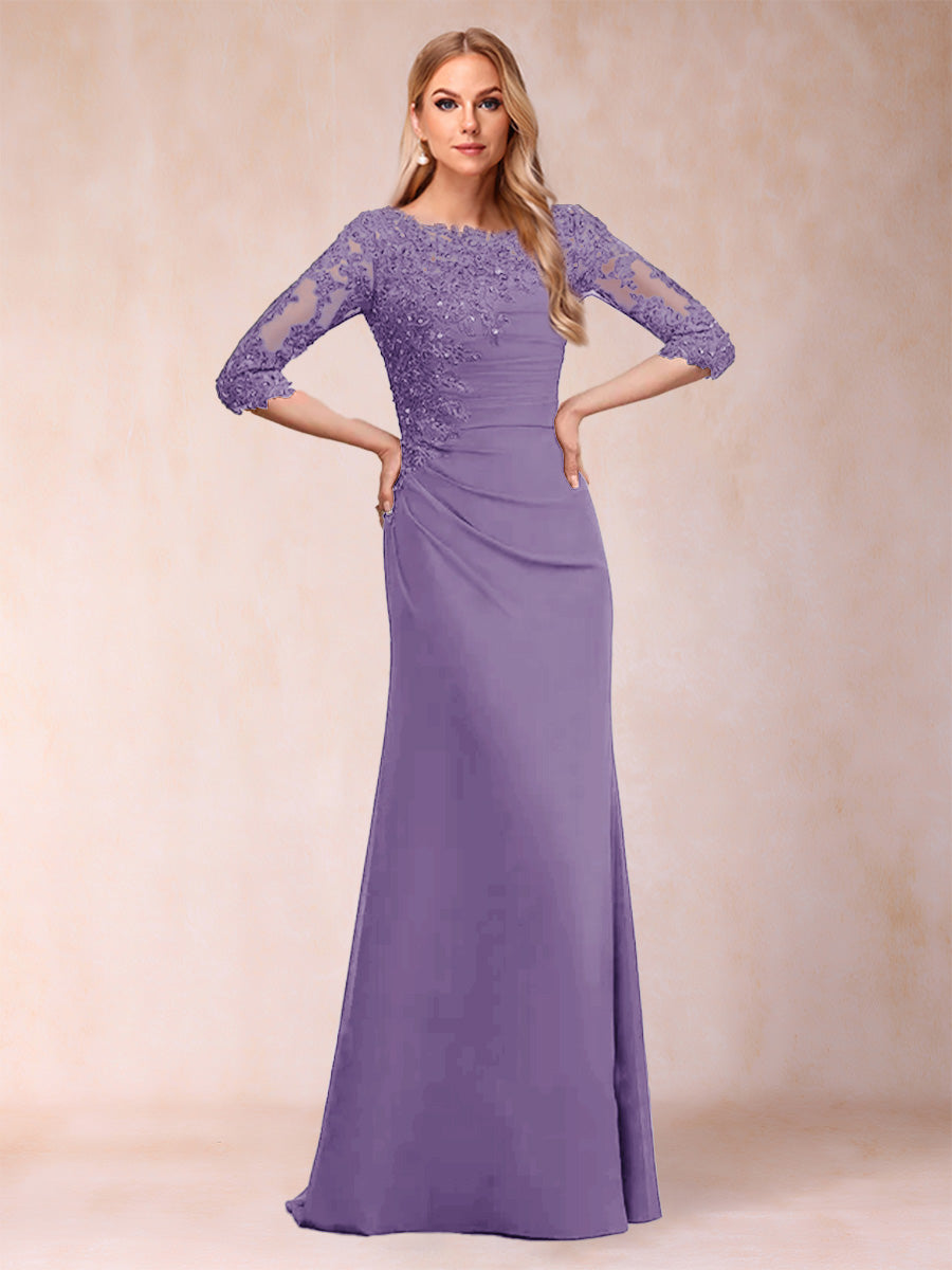 Cressida Joy Wisteria front view mother of the bride dress