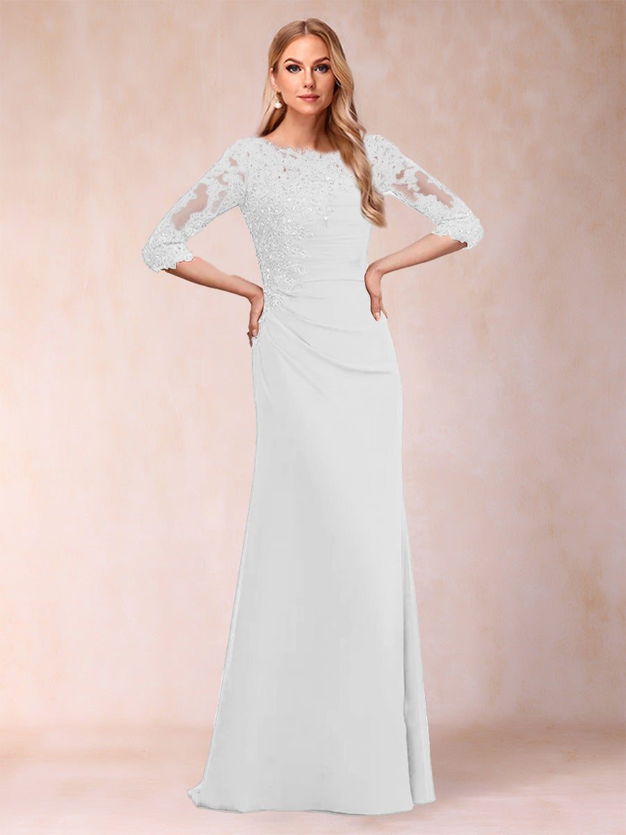 Cressida Joy Ivory back view mother of the bride dress