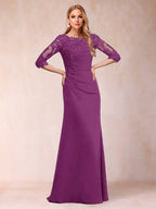 Cressida Joy Orchid front view mother of the bride dress