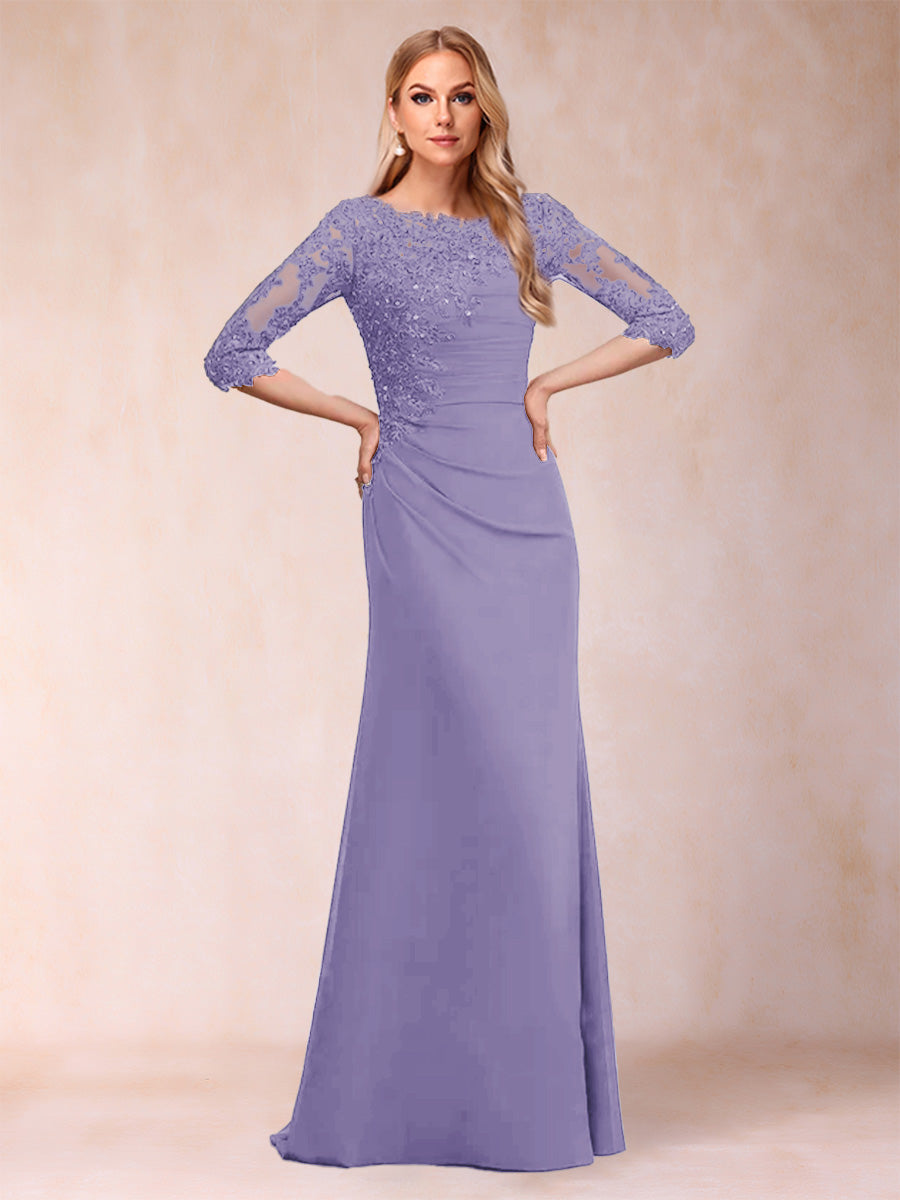 Cressida Joy Wisteria back view mother of the bride dress