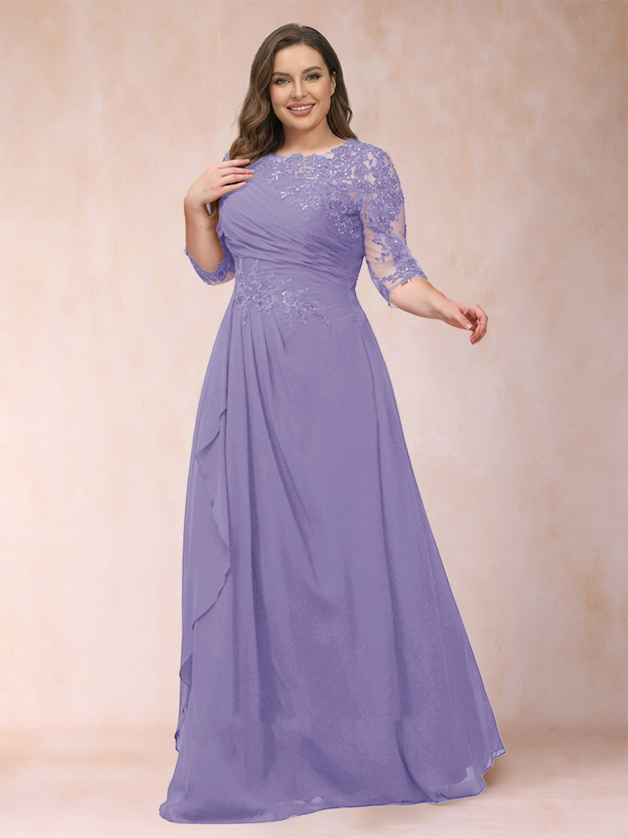 Demi June Wisteria back view mother of the bride dress