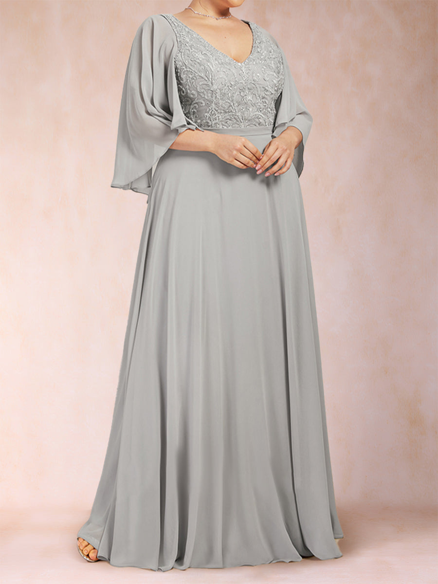 Ysolde Silver side view wedding guest dress