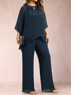 Rita Mae Navy Blue bodice detail mother of the bride dress