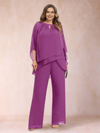 Rita Mae Orchid front view mother of the bride dress