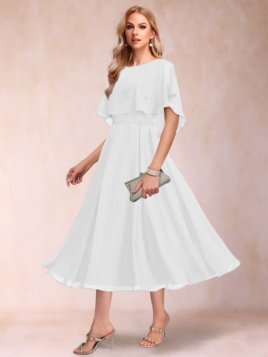 Celeste Rose Ivory back view mother of the bride dress