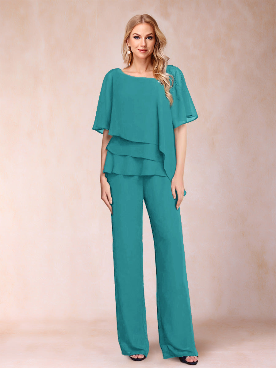 Xaviera Turquoise front view wedding guest dress