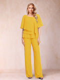 Xaviera Gold front view wedding guest dress