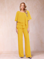 Xaviera Gold front view wedding guest dress