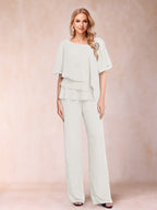 Xaviera Ivory back view wedding guest dress