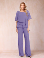 Xaviera Lilac back view wedding guest dress
