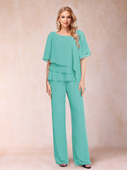 Xaviera Pool Blue back view wedding guest dress