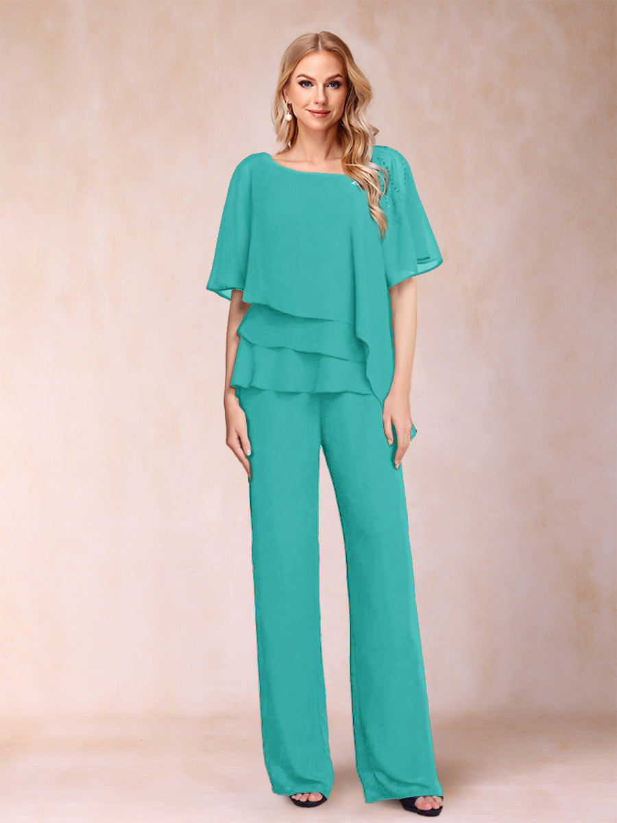 Xaviera Turquoise back view wedding guest dress