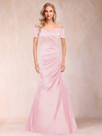 Paulina June Pearl Pink front view mother of the bride dress