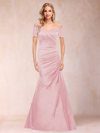 Paulina June Rose Pink front view mother of the bride dress