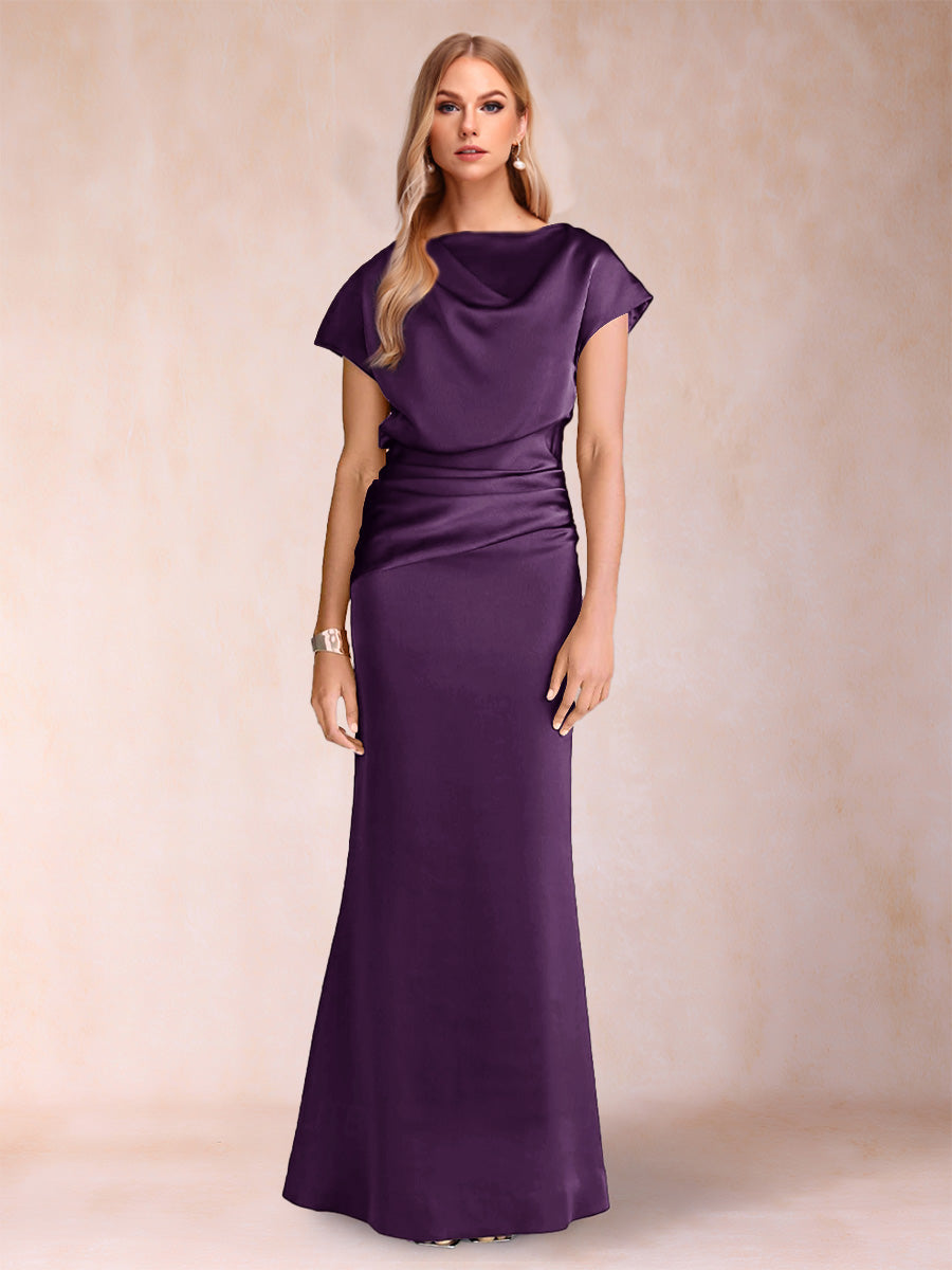 Celia Elise Plum back view mother of the bride dress