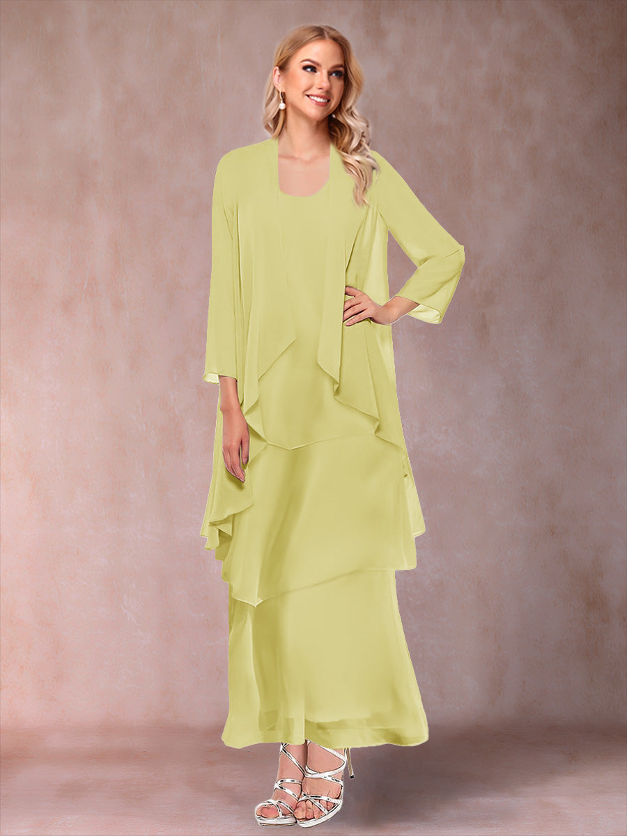 Isadora Elise Daffodil front view mother of the bride dress