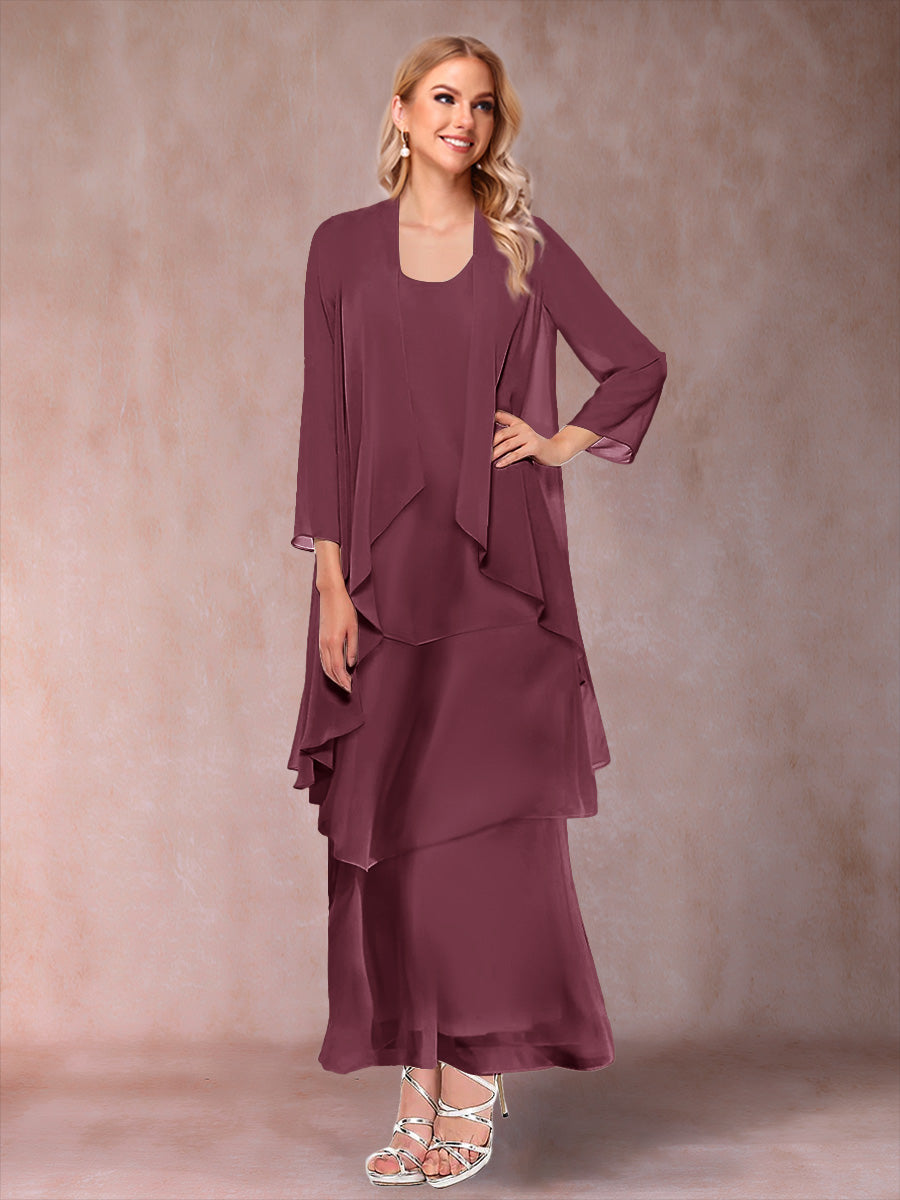 Isadora Elise Plum back view mother of the bride dress
