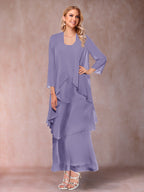 Isadora Elise Wisteria back view mother of the bride dress