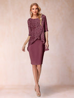 Keziah Plum front view wedding guest dress