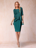 Keziah Peacock front view wedding guest dress