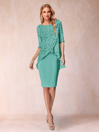Keziah Pool Blue back view wedding guest dress