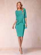 Keziah Turquoise back view wedding guest dress