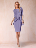 Keziah Wisteria back view wedding guest dress