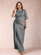 Iliana Grey front view wedding guest dress