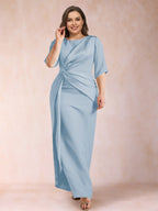 Iliana Lavender front view wedding guest dress