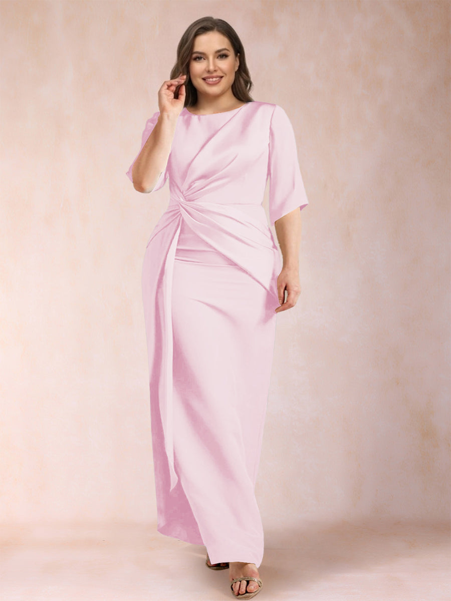 Iliana Pearl Pink back view wedding guest dress