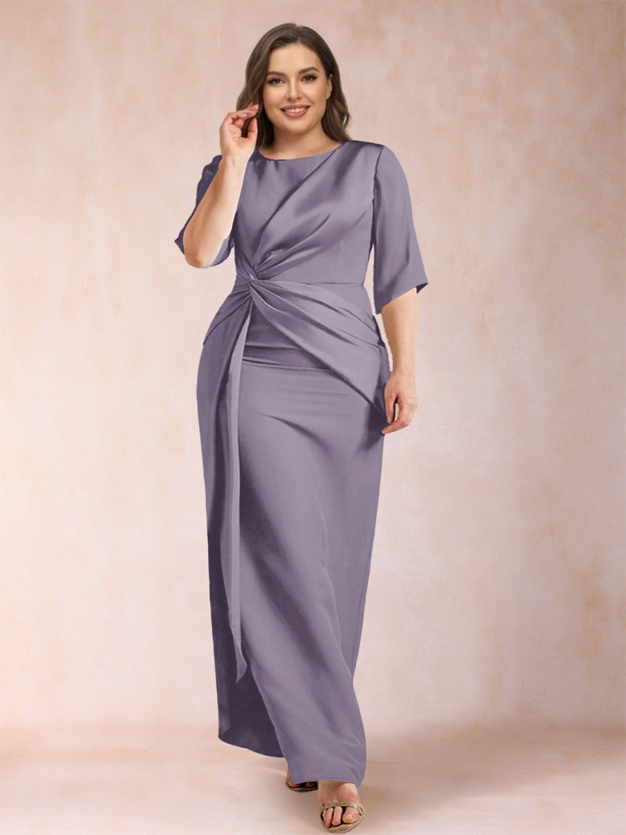 Fiona Elise Wisteria front view mother of the bride dress